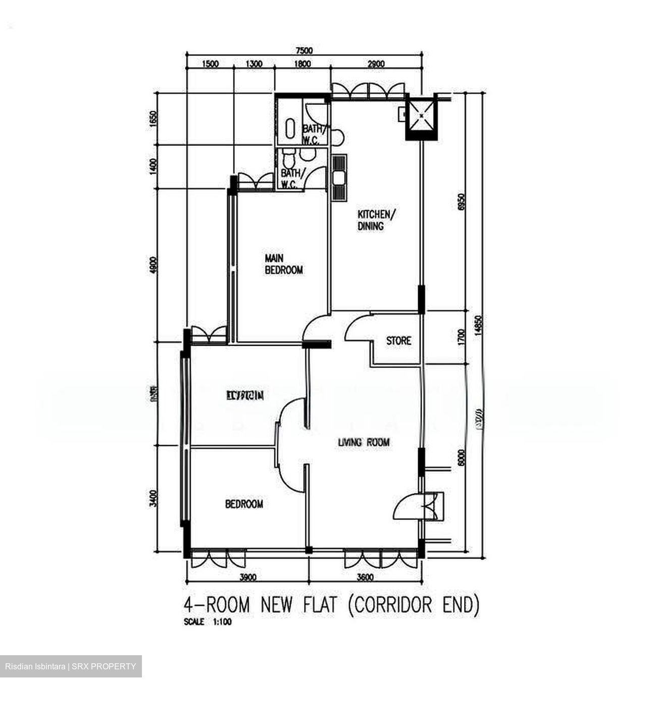 Blk 124 Bedok North Road (Bedok), HDB 4 Rooms #610413461